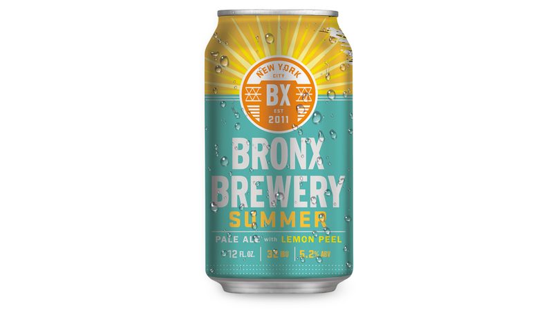 New York City BX Bronx Brewery Summer Pale Ale with Lemon Peel