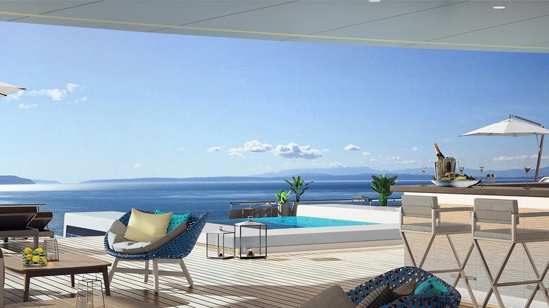 Ritz Carlton Cruise Ship Yacht Bar