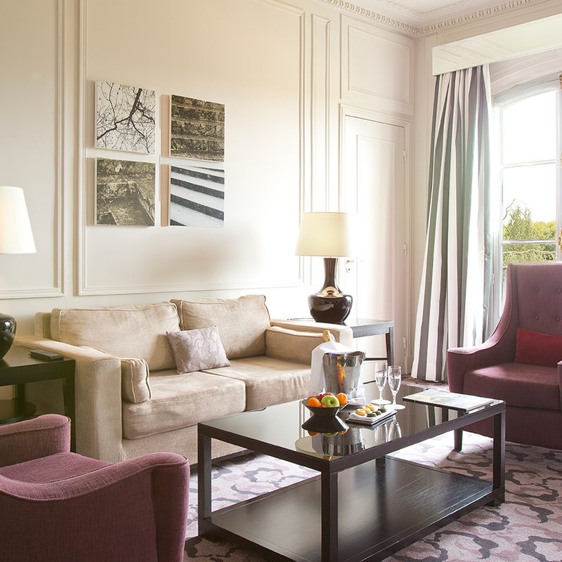 waldorf astoria trianon palace versailles  a hotel deluxe suite park view 3