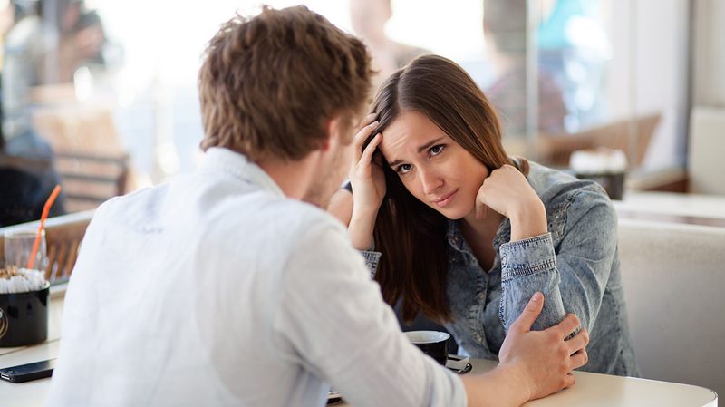 couple talking
