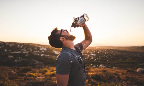drinking water staying hydrated