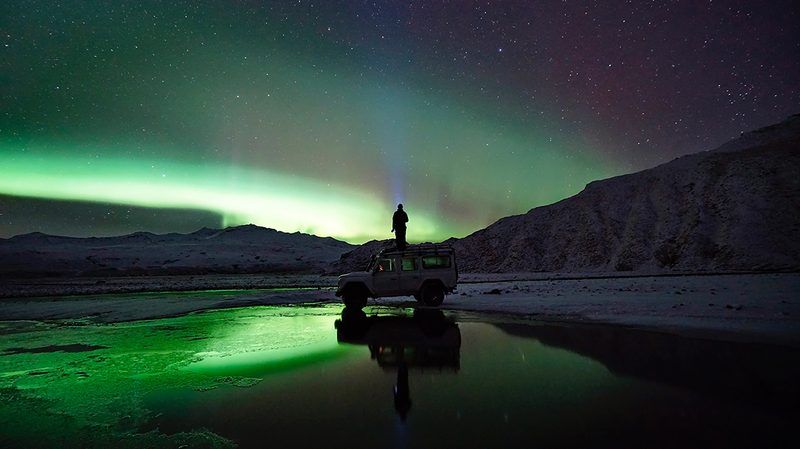 northern lights photograph