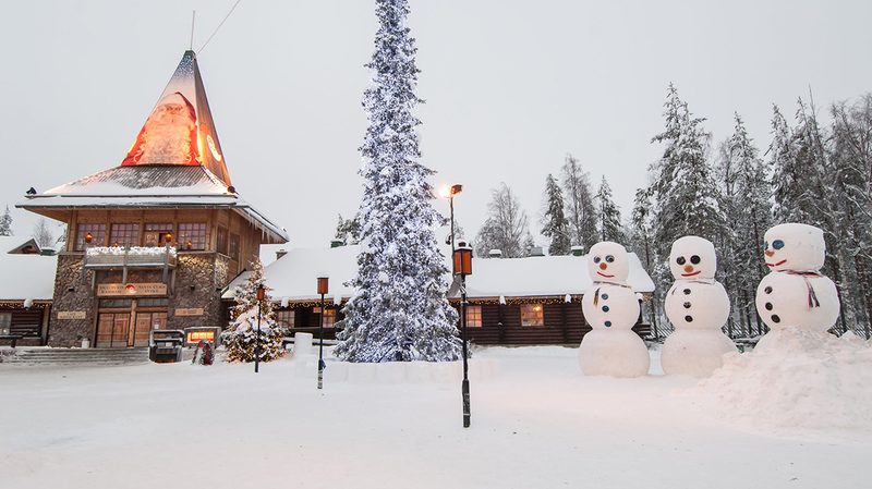 santa claus town Rovaniemi finland