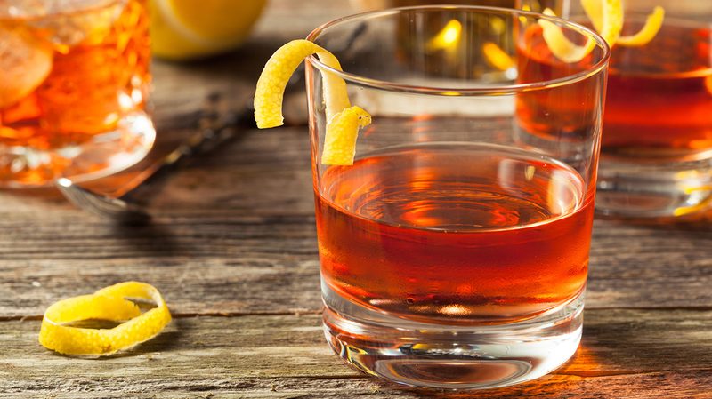 simple campsite old fashioned cocktail