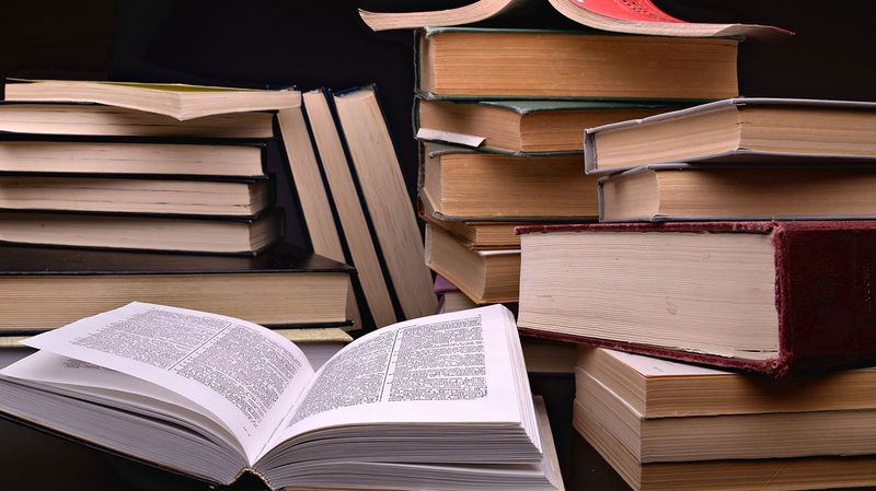 stack of books