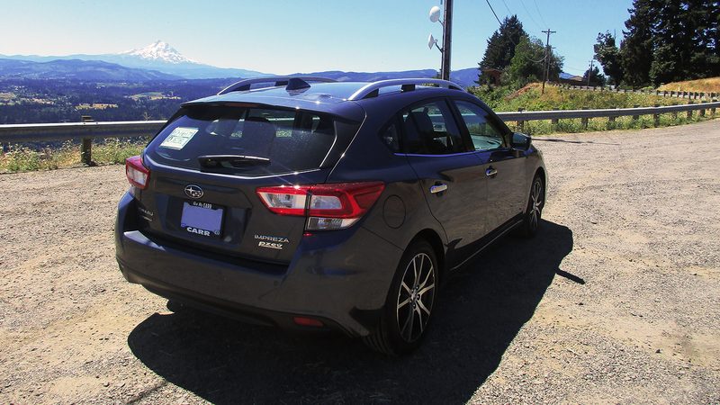 2017 Subaru Impreza Rear View