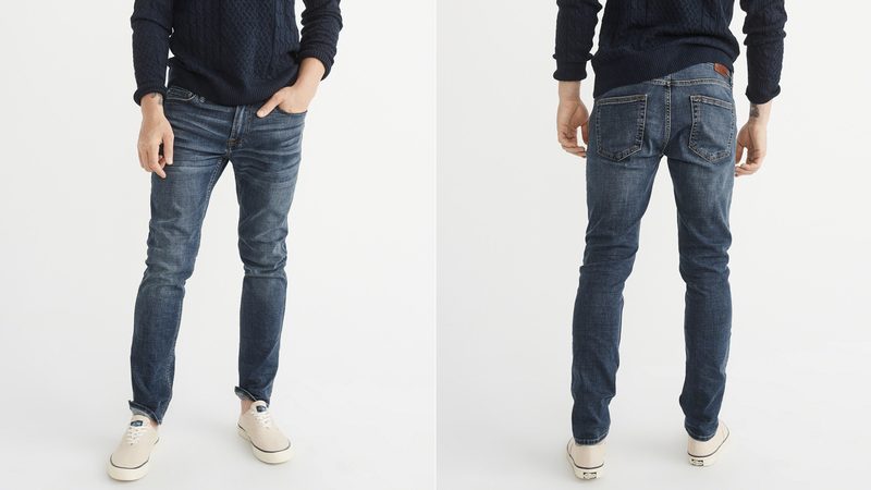A&F SLIM JEANS Langdon Coolmax