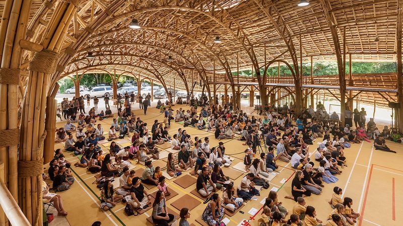 Panyaden International School Sports Hall Bamboo Architecture