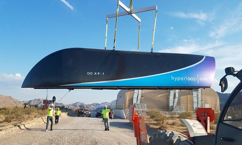Hyperloop One test, travel innovations