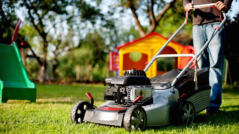 mowing the lawn, home maintenance checklist