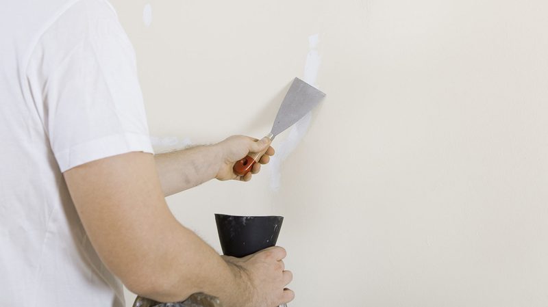 patching a wall