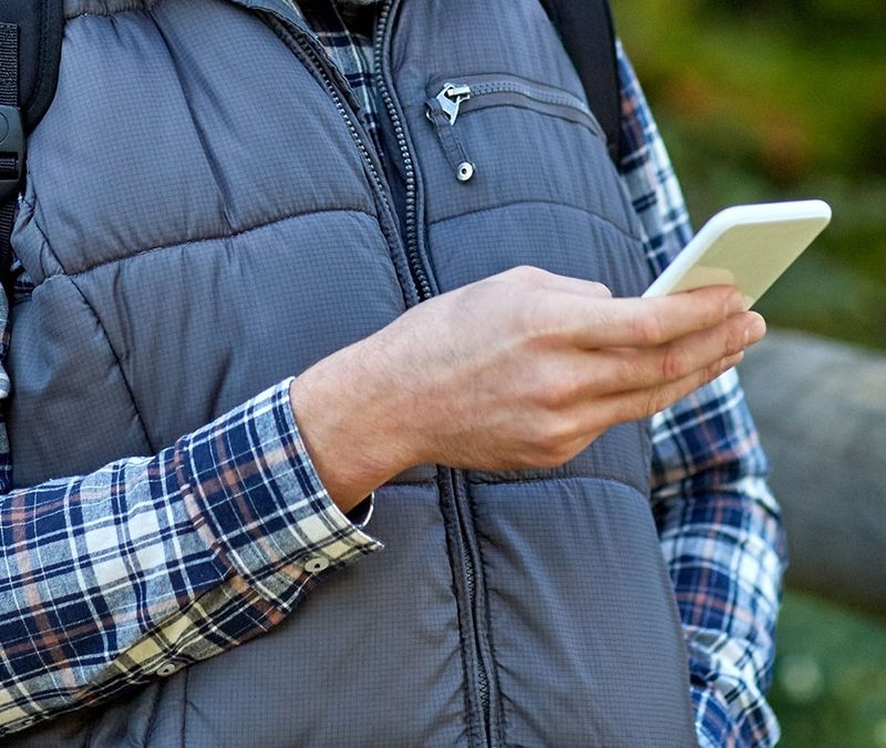 Man using phone