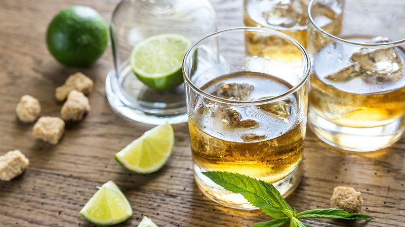 Rum for mixed drinks like mojitos