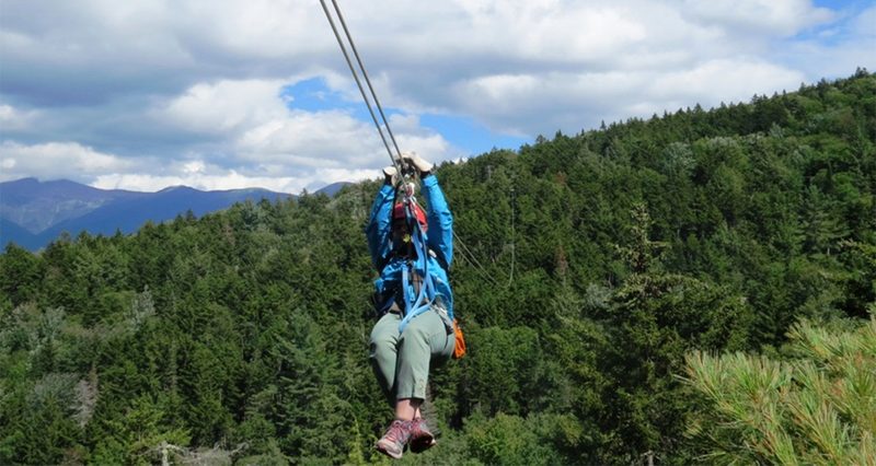 Zip Through the Trees at Bretton Woods (New Hampshire)