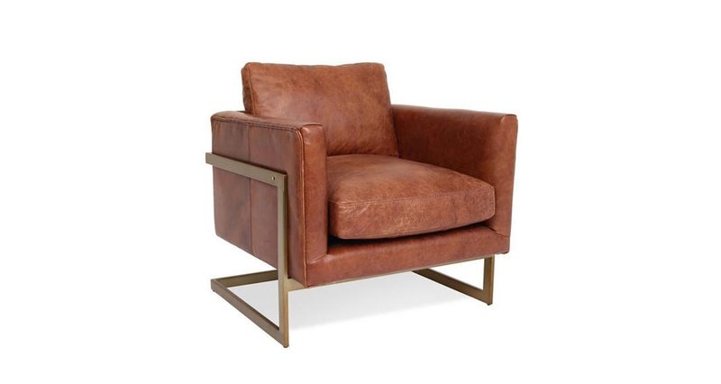 London Leather Lounge Chair