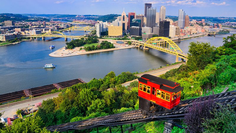 Pittsburgh, Pennsylvania Duquesne Incline Funicular