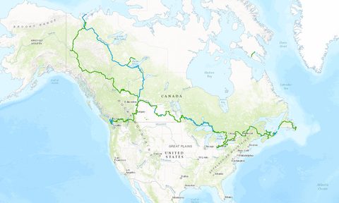 The Great Trail Canada Interactive Map