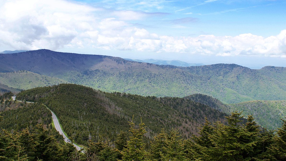 Trek Travel Asheville mountains