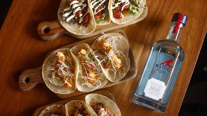 mezcal gin tacos