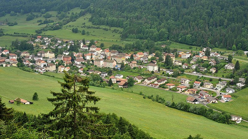 The town of Sonvilier in Switzerland.