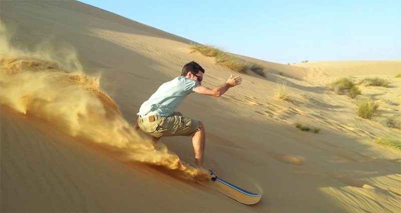 Sand-surfing the Negev Dunes