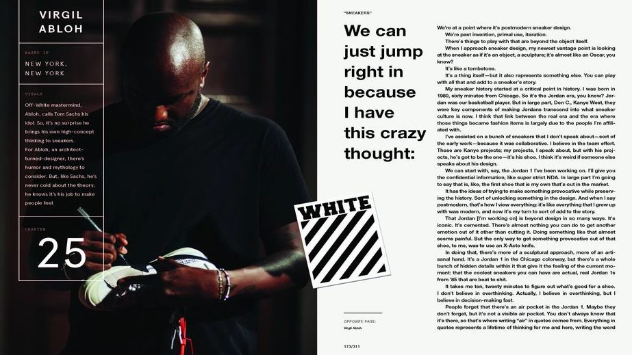 review sneakers book virgil