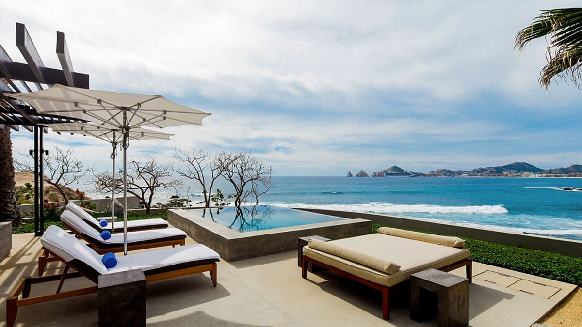 Luxury villa at The Cape hotel in Cabo San Lucas, Mexico.