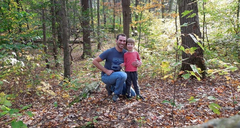 father son camping trip