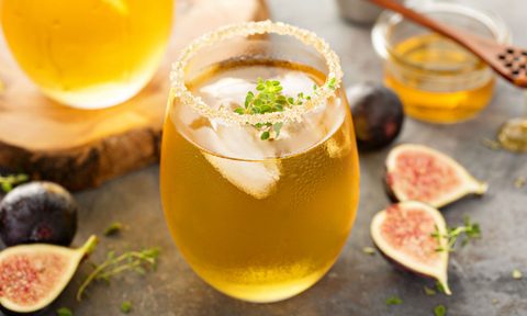 mahia moroccan fig brandy mixed drink cocktail with figs