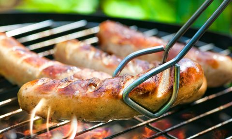 kosta kontogiannis half smoke sausage tailgating recipe grill barbecue