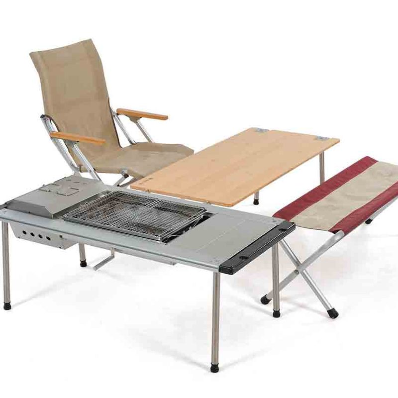 snow peak japanese outdoors company snowpeak iron grill table 2