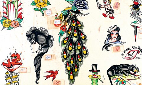 Vintage Tattoo Flash