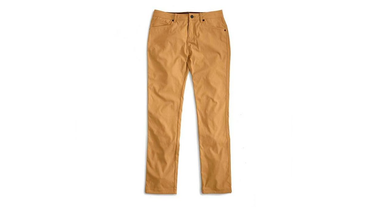 AT Slim Rivet Pant in Sandstone