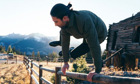 western rise outdoor style airlight shirt in washed denim v3