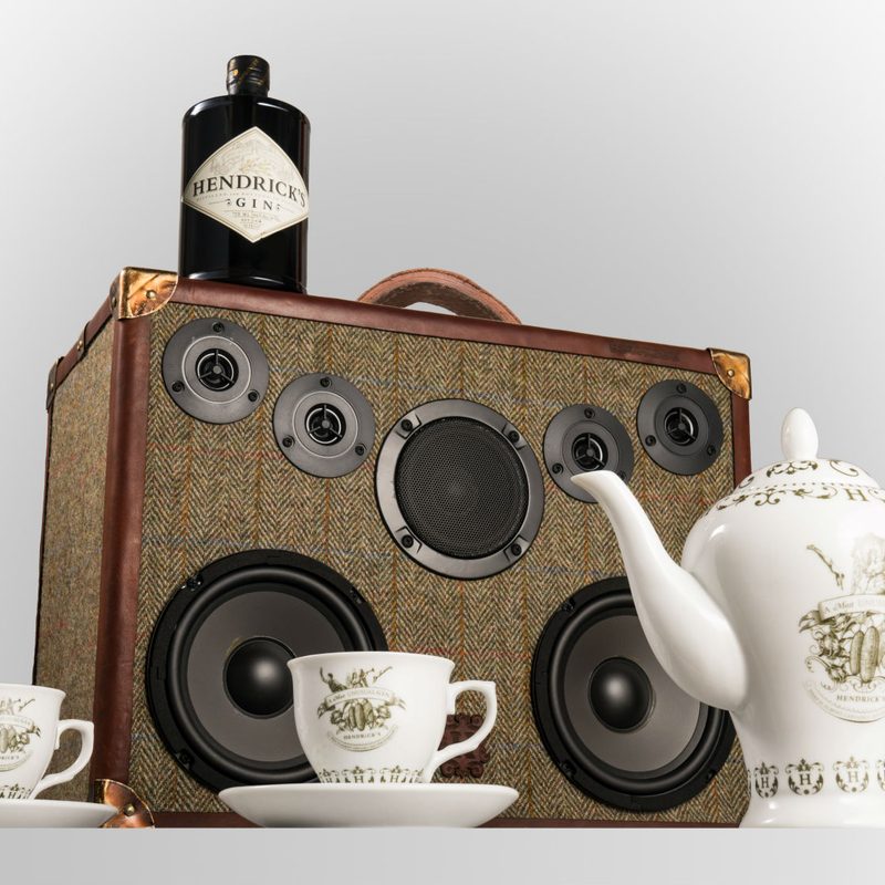 hendricks gin boomcase speaker