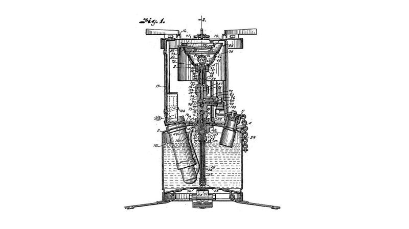 Patent Drawing Showing Coleman Model 520 Stove No 2363098
