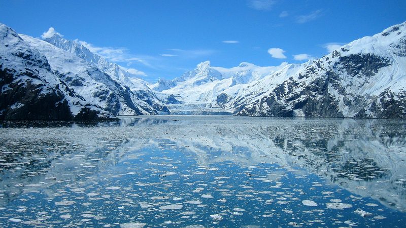 glacier by national park