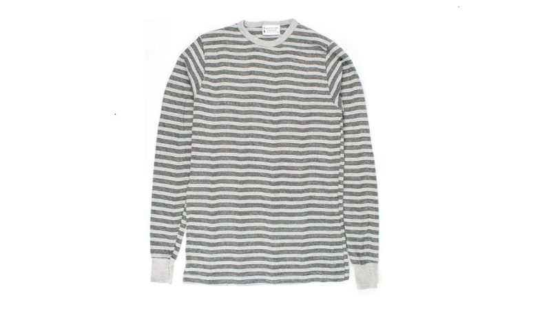 American Trench Panel Rib Long Sleeve Tee