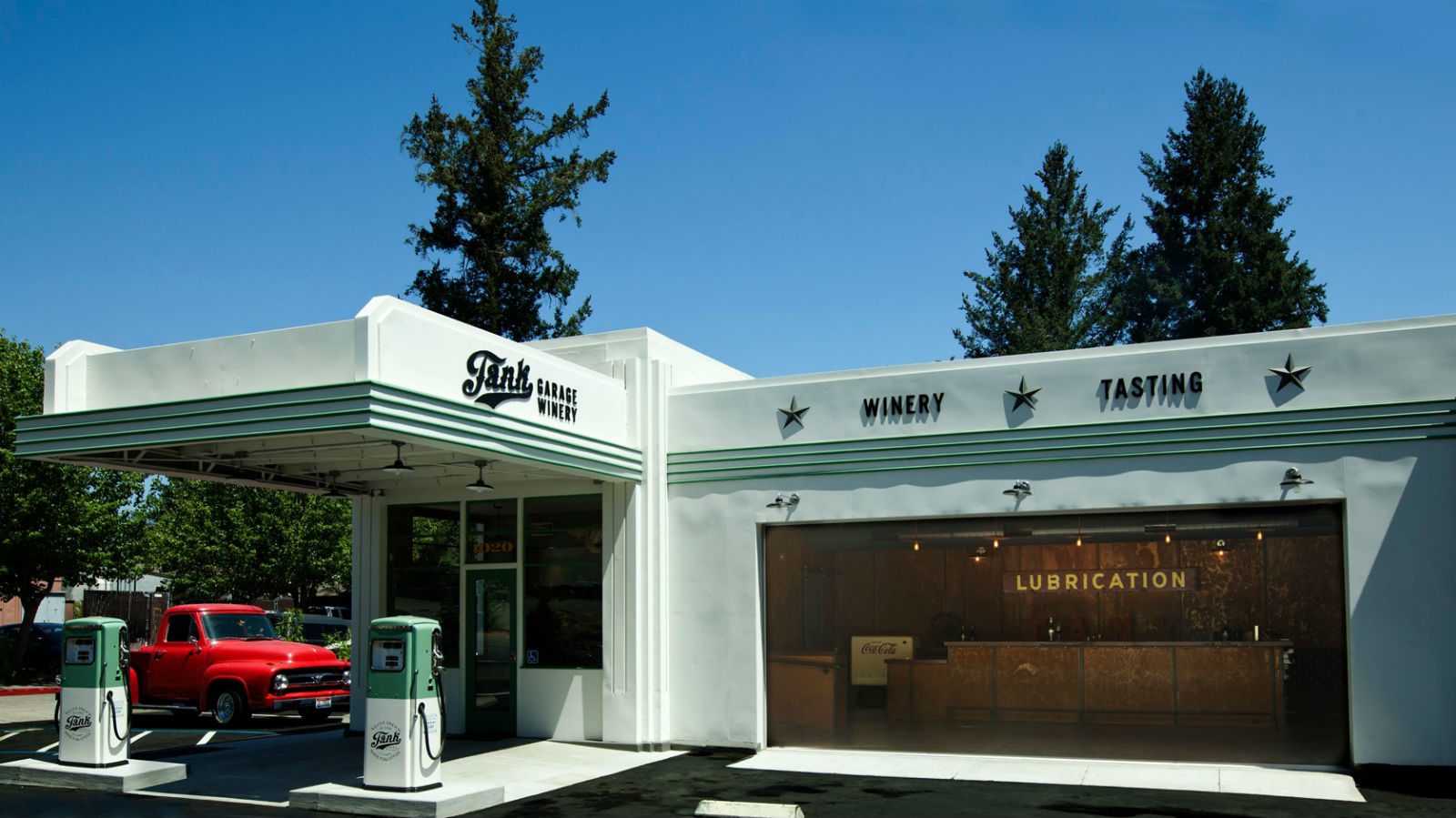 The Tank Garage Winery in California.