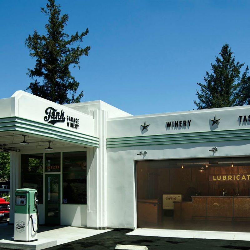 The Tank Garage Winery in California.