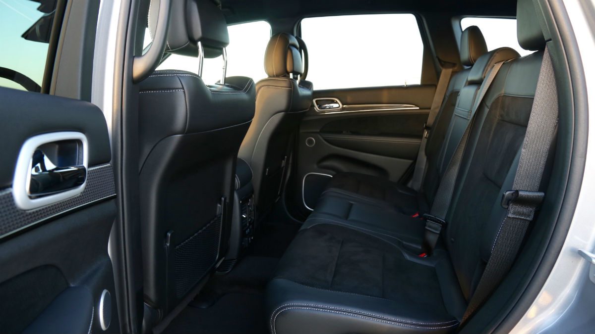 2018 Jeep Grand Cherokee Trackhawk back seat