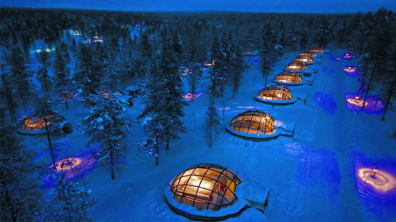Kakslauttanen Arctic Resort lapland finland igloos