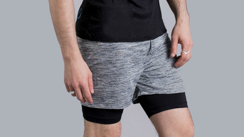 ohmme 2-dogs yoga shorts