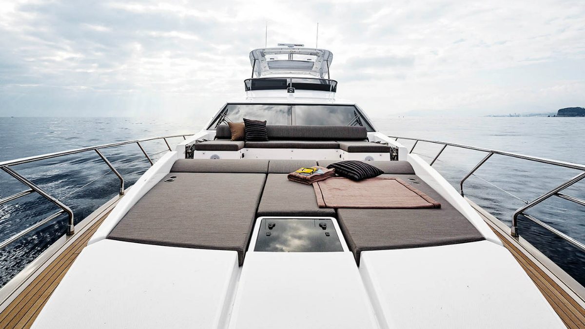 st regis maldives norma azimut flybridge 66 yacht charter 92 20170119062250 bow view mid res