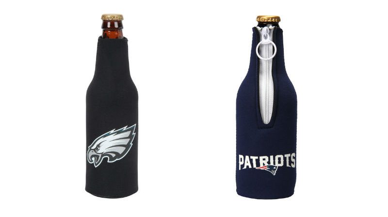 nfl bottle team koozies
