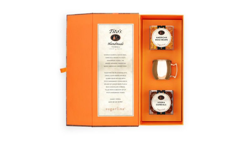 sugarfina titos vodka bento box