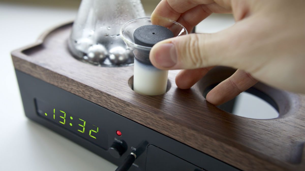Barisieur coffee alarm clock Joshua Renouf