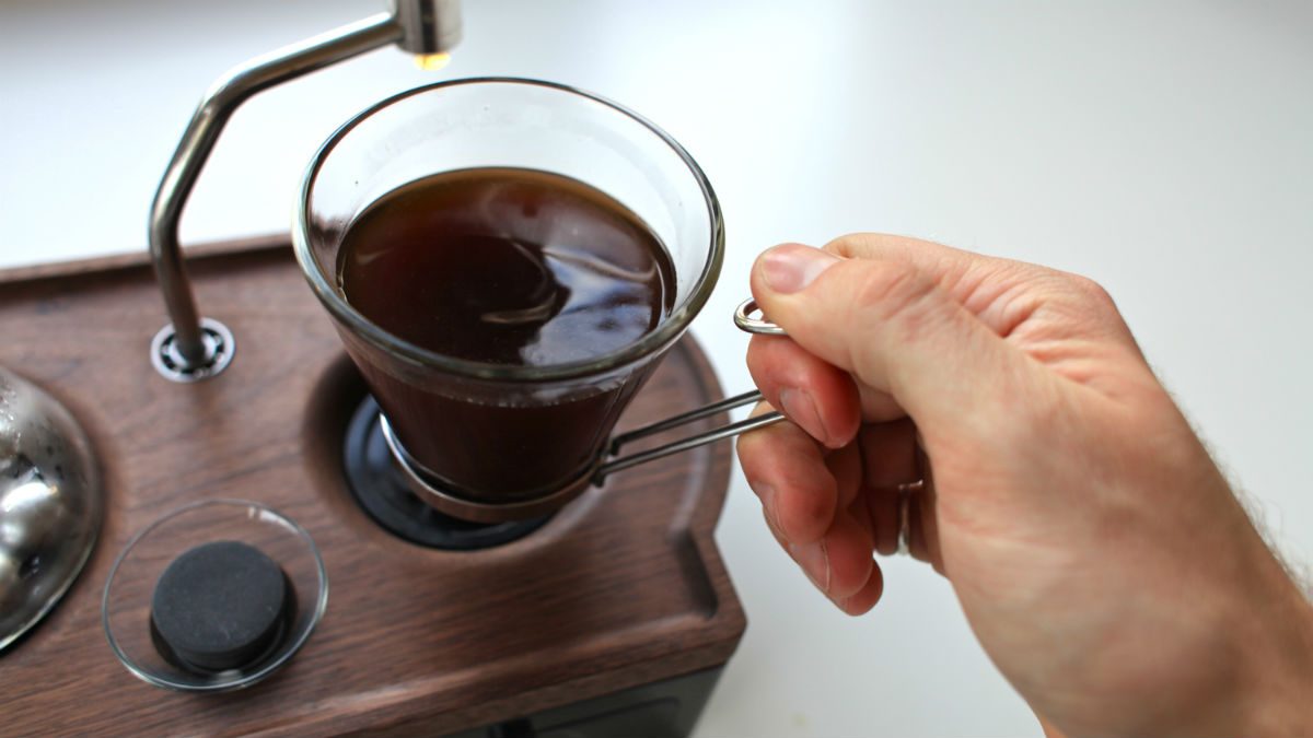 Barisieur coffee alarm clock Joshua Renouf