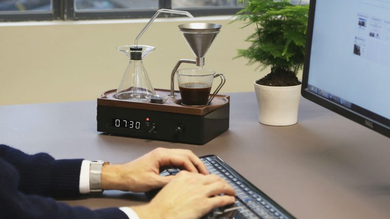 Barisieur coffee alarm clock Joshua Renouf