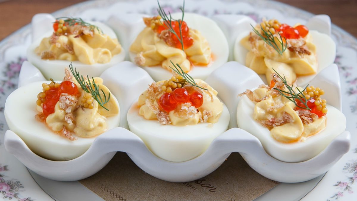 deviled eggs